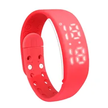 Лидер продаж W2 USB SmartBand Браслет Калорий 3D шагомер время LED Дисплей Температура сна Мониторы IP68 Водонепроницаемый браслет