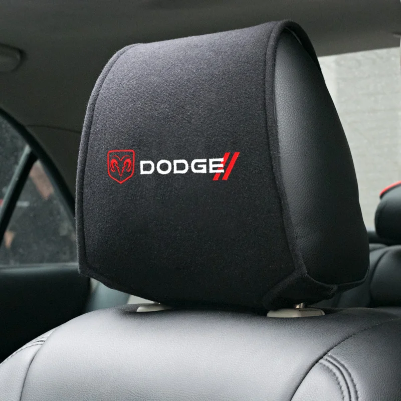 

1PCS Hot car headrest cover fit for Dodge caliber ram 1500 caravan charger grand caravan journey Accessories Car Styling