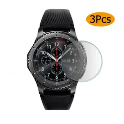 3 шт. для samsung gear S3 классическое Закаленное стекло Ultra Cltra 9H для samsung gear S3 Frontier Смарт-часы, пленка протектор экрана