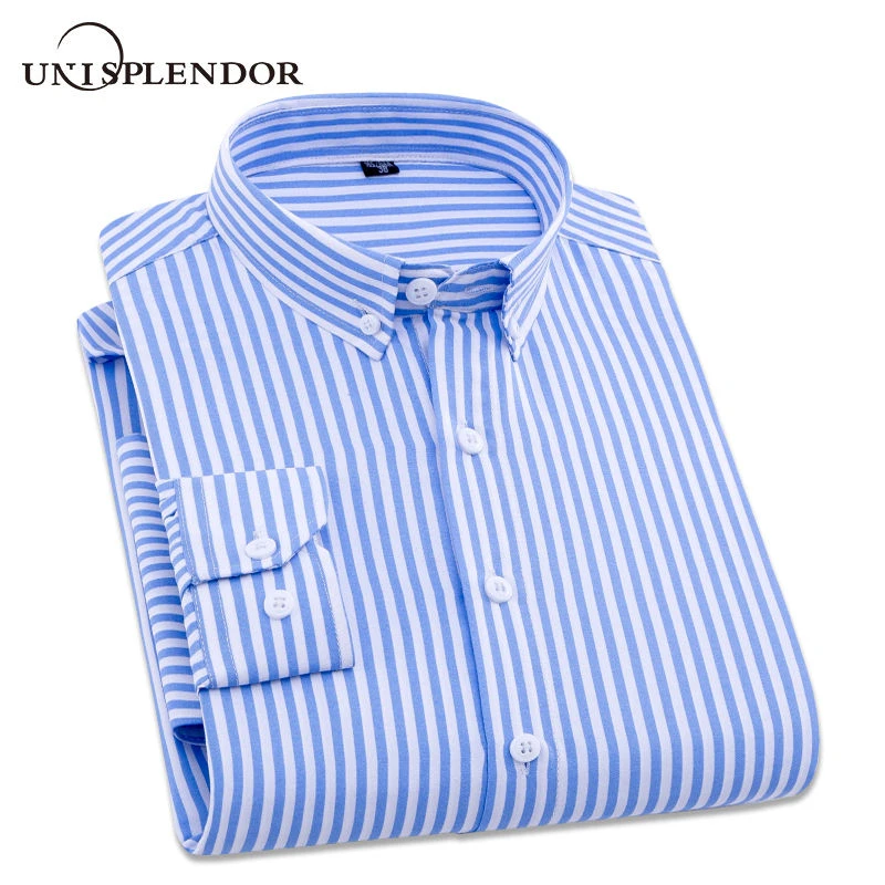 男性ストライプ長袖シャツメンズドレスシャツ春秋カミーサmasculinaブランド男トップカジュアル男性シャツトップスyn Casual Shirts Aliexpress