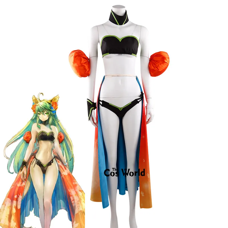 FGO Fate Grand Order Atalanta топы трусики фартук Униформа наряд аниме костюмы для косплея на