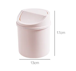 Home desktop Mini dustbin creative trash basket office coffee table with trash cans