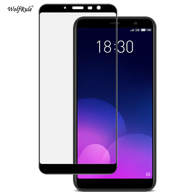 Защитная пленка для экрана Meizu M6T, стекло 2.5D, закаленное стекло для Meizu M6T, полноразмерное стекло Meizu M6T M811Q, пленка 5," wolfrole