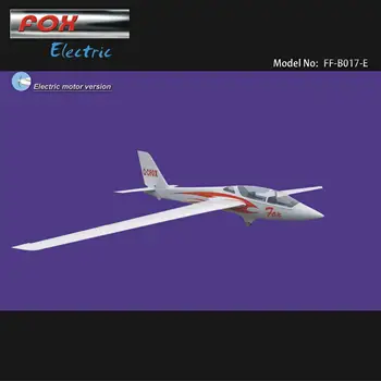 

FOX Electric Glider 3000mm ARF with Motor + Propeller +Spinner Fiberglass Fuselage Wood Wing RC model Sailplane