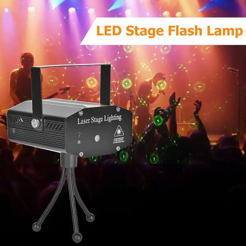 

Starry Sky Mini Laser Light LED with Remote Control RC Home Party Stage Decor Projector Flash Lamp for KTV DJ Disco Party