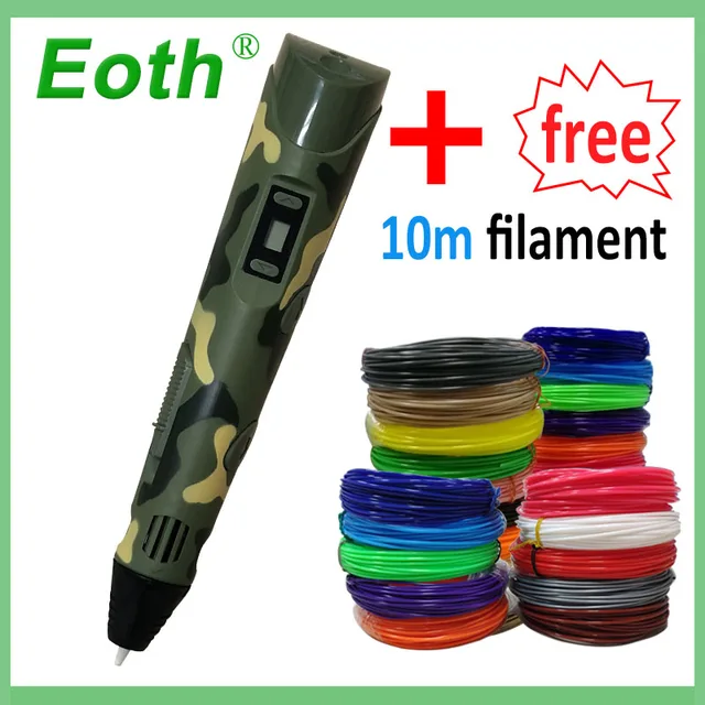 Best Price 3D Pen 1.75mm ABS PLA DIY LCD Screen,USB Charging 3D Printing Pen Filament with 12V 2A Adapter Creative Toy Gift For Kids Design Best Price 3D Pen 1.75mm ABS PLA DIY LCD Screen,USB Charging 3D Printing Pen Filament with 12V 2A Adapter Creative Toy Gift For Kids Design