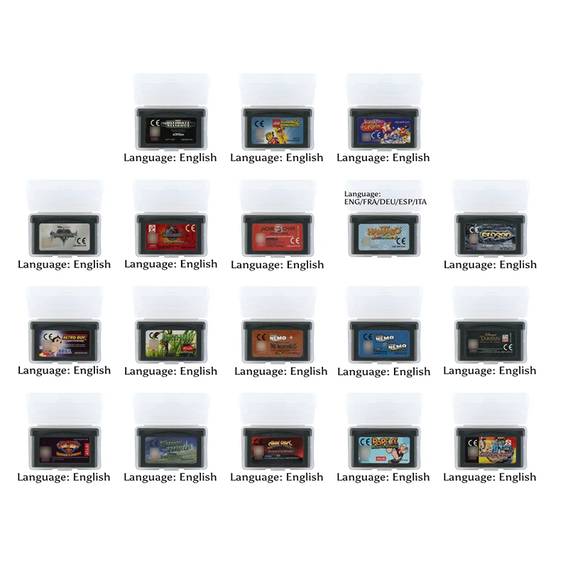 

32 Bit Video Game Cartridge Console AVG Adventure Game Series US/EU Version English Language