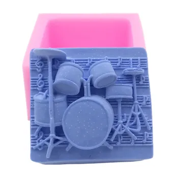 

Music Design Soap Mold 3D Silicone Mold for Soap Making Food Grade Chocolate Sugar Cake Molds