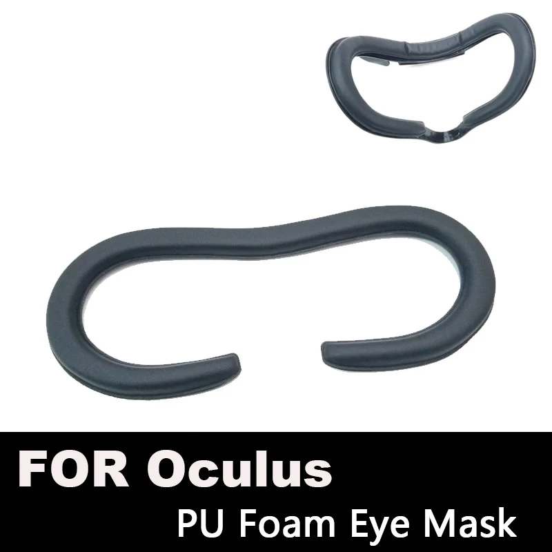 Face Foam Replacement Eye pad For Oculus Rift Headset VR PU Leather Foam Cover Black font