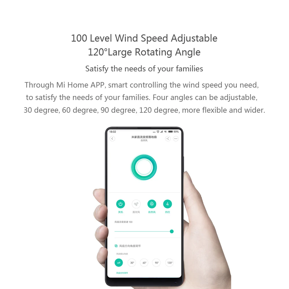 Xiaomi Mijia DC Частота напольный вентилятор переменной скорость инвертор экономии электроэнергии умный напольный вентилятор умный Mute
