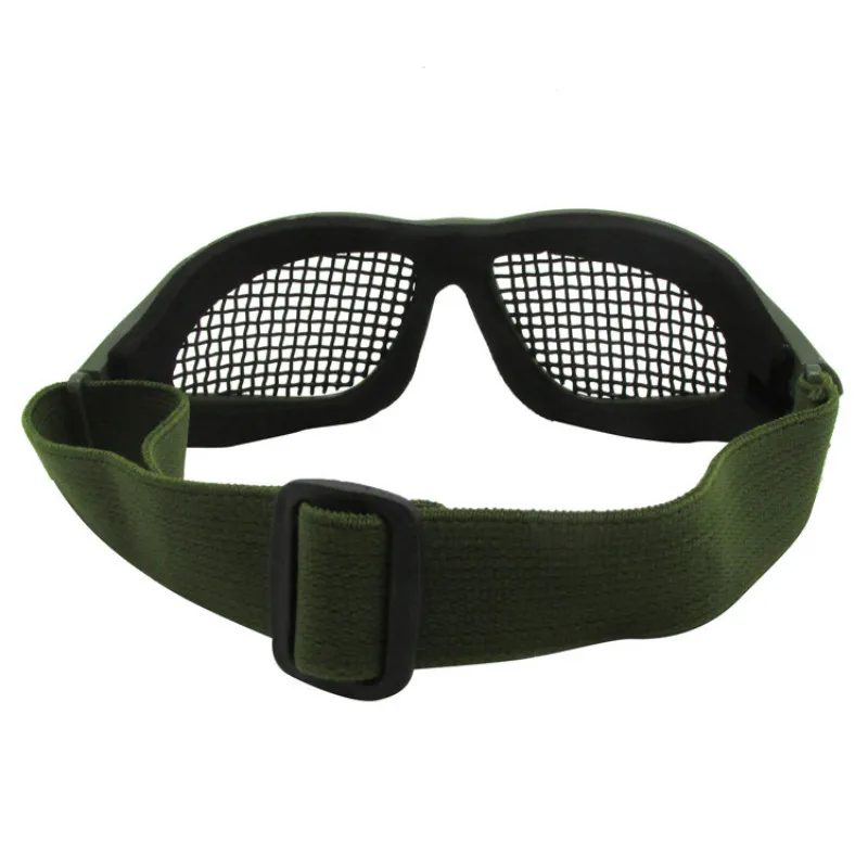 3 цвета доступны для охоты на открытом воздухе страйкбол очки Военная Тактическая защита Глаз Стрельба очки защитные стальная сетка очки