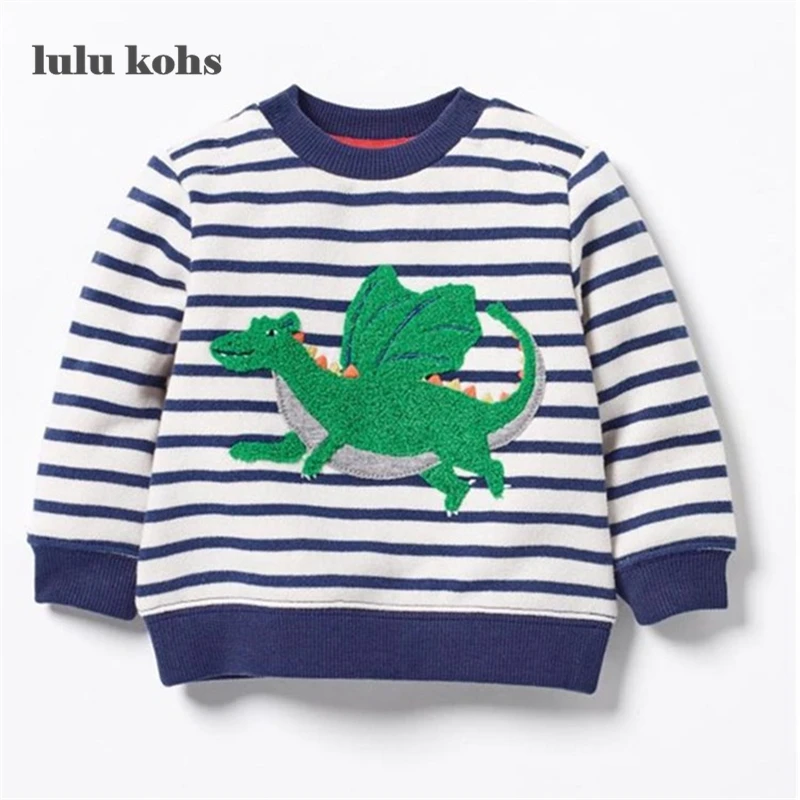 New 2017 Brand Quality 100% Terry Cotton Boys sweatshirt baby Clothes Children Clothing Dinosaur printing boys t shirts for kids HTB1hnHdXcLJ8KJjy0Fnq6AFDpXab - New 2017 Brand Quality 100% Terry Cotton Boys sweatshirt baby Clothes Children Clothing Dinosaur printing boys t shirts for kids