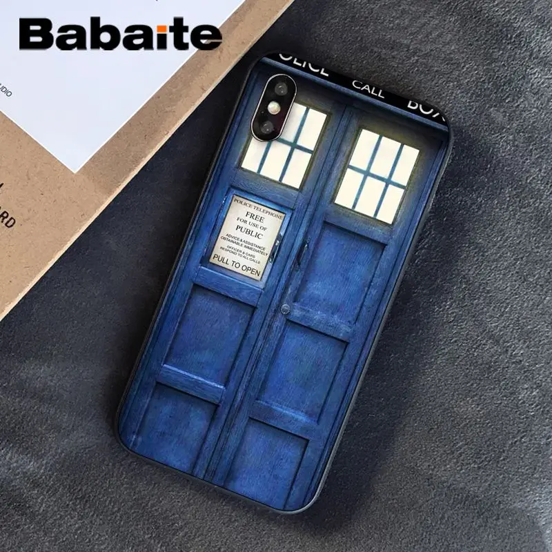 Babaite Tardis Doctor Dr Who Police Box Новинка чехол для телефона Fundas чехол для Apple iPhone 8 7 6 6S Plus X XS MAX 5 5S SE XR чехол s - Цвет: A12