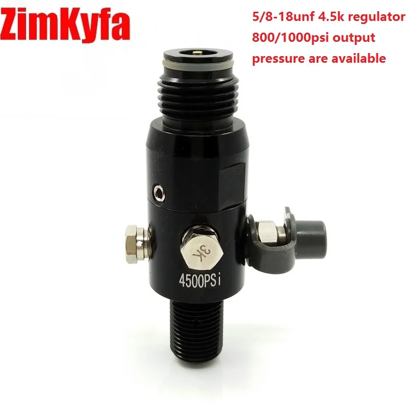 Paintball Air Regulator 4500psi High Compressed Tank Valve 800/1000psi Output 5/8"-18UNF Threads in | Спорт и развлечения