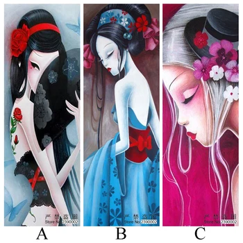 

Cartoon Girl 5D Diy Diamond Painting Diamond Embroidery Full Rhinestone Pasted Painting Diamond Mosaic Cross Stitch For Gift