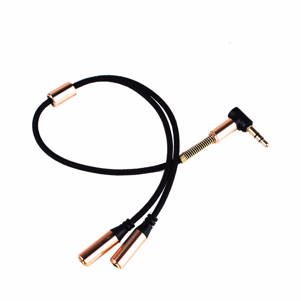 3.5MM Jack Plug Y Splitter Audio Stereo Extension Earphone Headphone