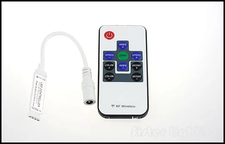 5-24v mini rgb controller with 11 keys remote-dc (4)