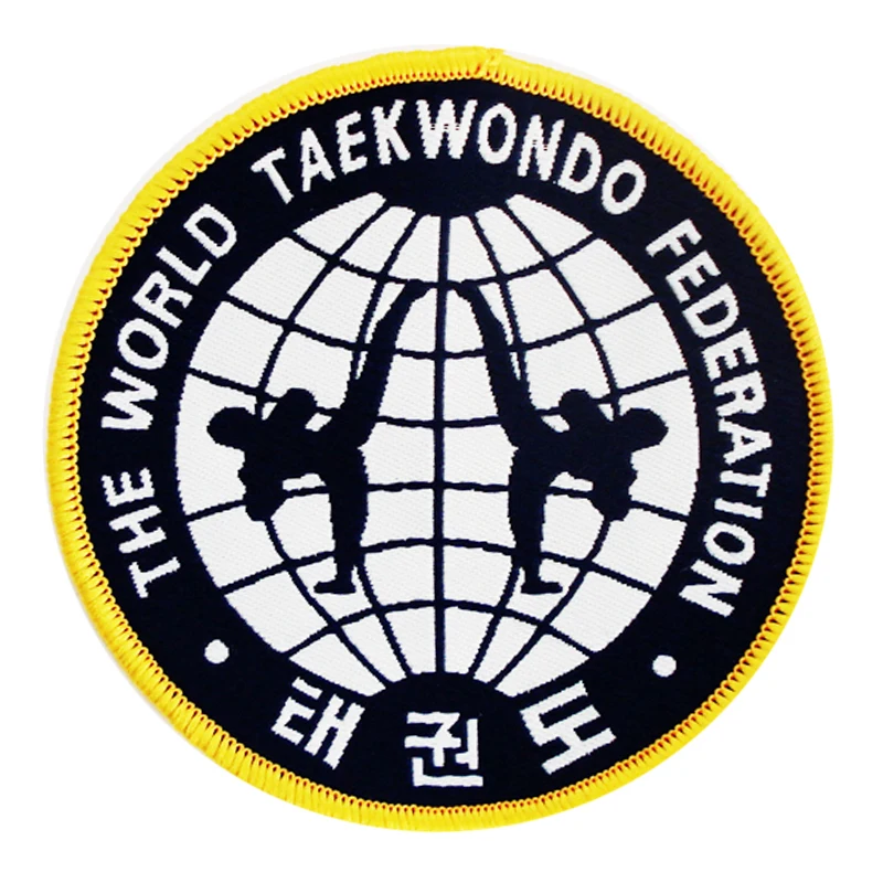 Wtf logo Sewing Flag Sports Accessories sign WTF mark WTF Symbol small gift Taekwondo logo -in ...