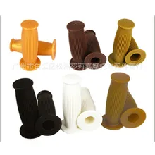 Для Harley 883 1200 Honda CB400 Ретро мотоциклетные ручки резиновая ручка Универсальный Аксессуары для мотоциклов 22 мм 25 мм