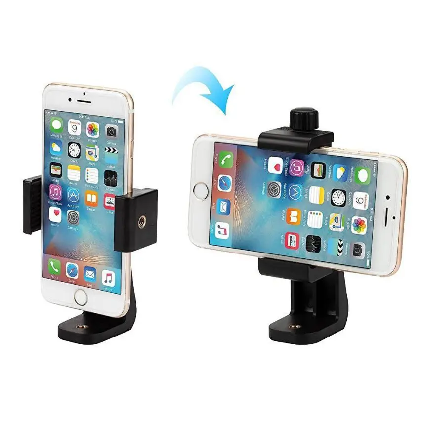 

NEW Universal Smartphone Tripod Adapter Cell Phone Holder Mount Adapter For iPhone 360 Degree Rotating Phone Holder Phone Stand