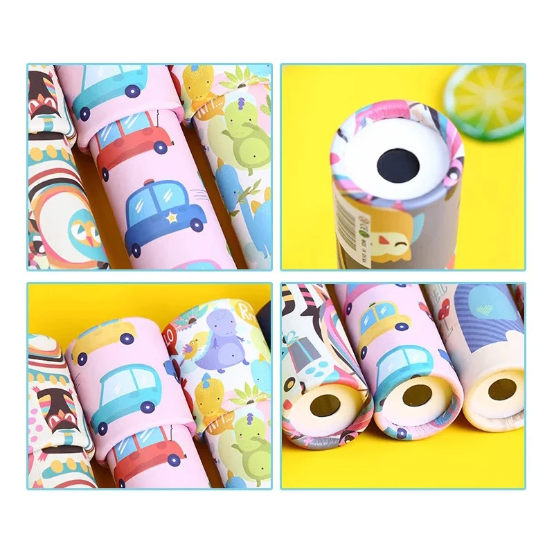 Magic Kaleidoscopes Toys Rotating Stretchable Colorful World Imaginative Classic Educational Toy for Children Kaleidoscope Gift