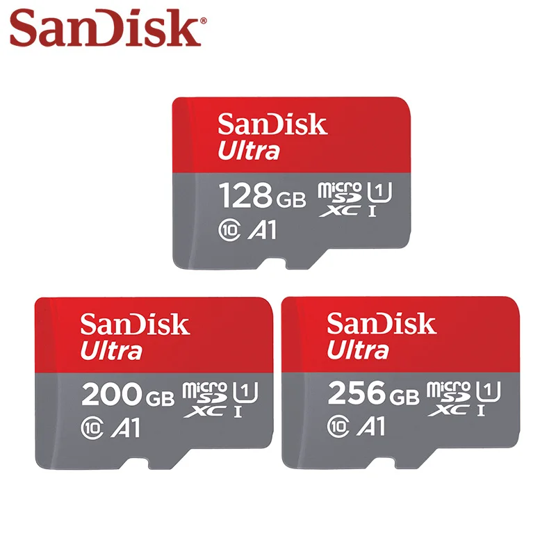 

100% Original Sandisk Ultra SD SDXC I Storage 128G TF Memory Card With TF Card Adapter High Speed 98M/S Card For Mobile Phone
