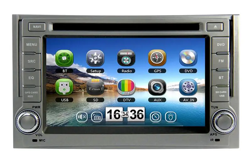Автомобильный DVD плеер 6 2 дюйма с GPS (опционально) USB AUX BT/TV аудио радио стерео