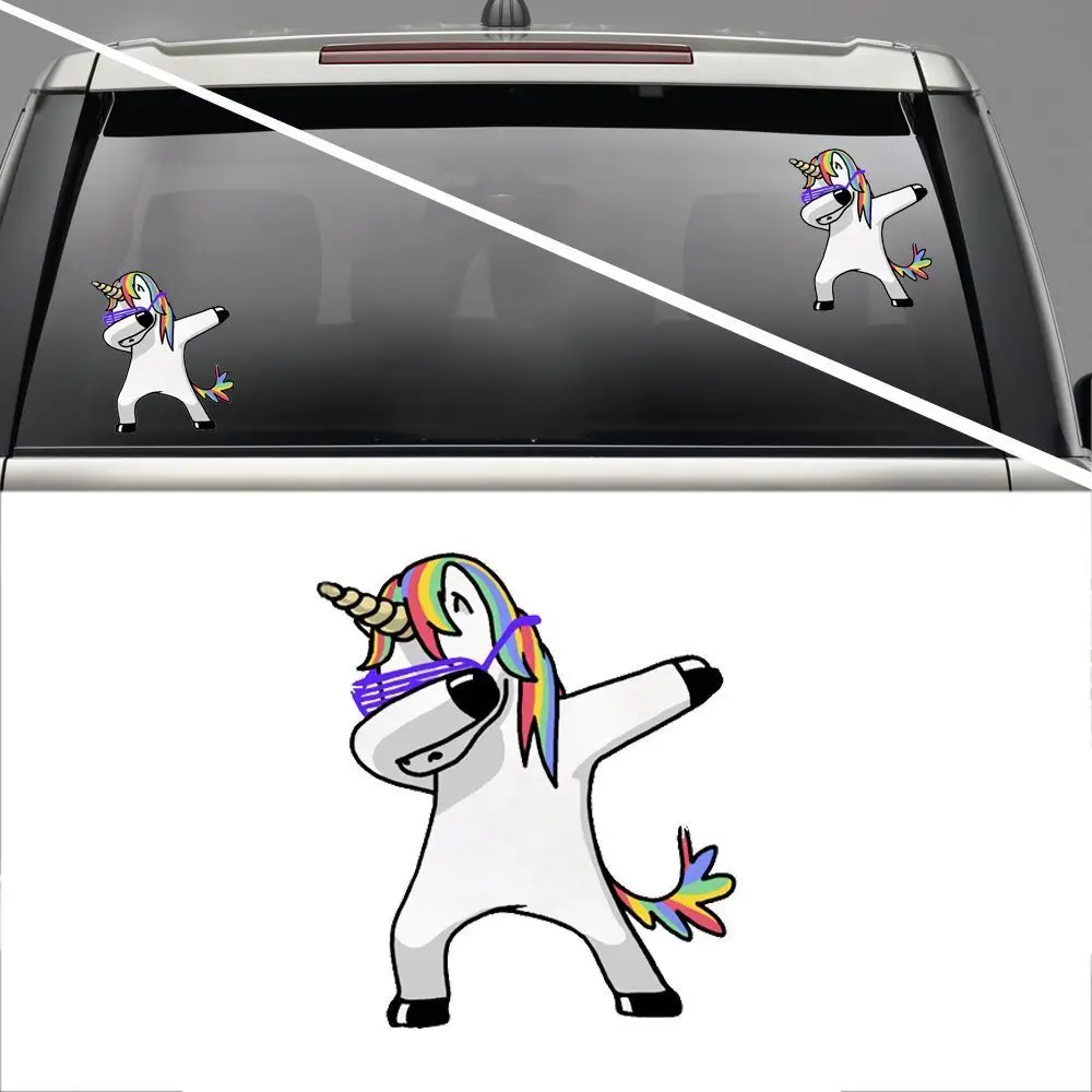 Unicorn Sticker Car Home Styling Cartoon Decals Vinyl Waterproof Funny