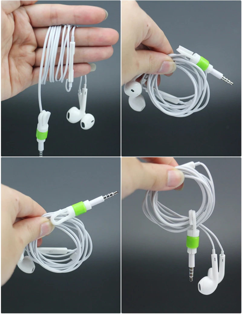 RACAHOO 5pcs Earphone Cable Protector For iphone headphone Wire organizer Earpods Cord Protector Protective Case Winder Cover1