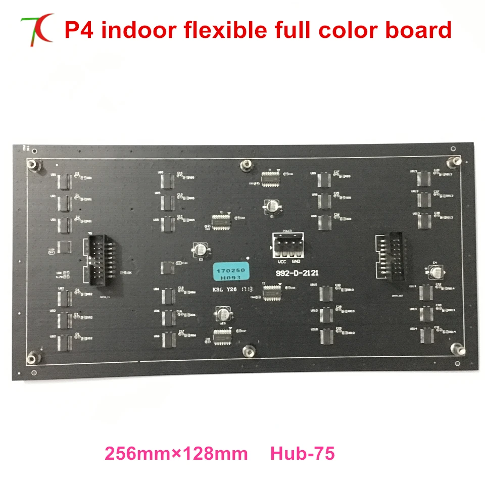 

DIY P4 indoor flexible led panel use for special shapes led display screen P4rgb smd dot matrix module,256*128mm ,hub-75,smd2121
