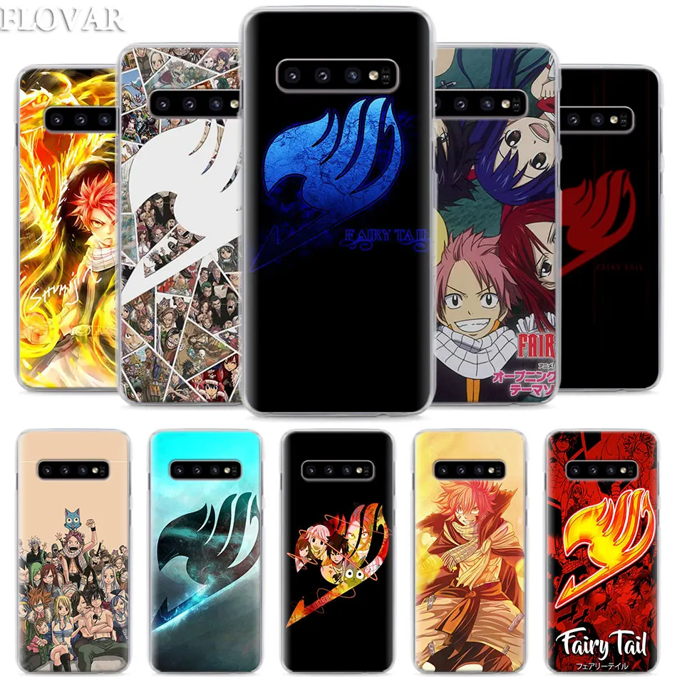 

Anime Manga Fairy Tail logo Phone Case for Samsung Galaxy S10e S10 Plus S7 S8 S9 Plus Note 8 9 M10 M20 M30 Hard Case Coque