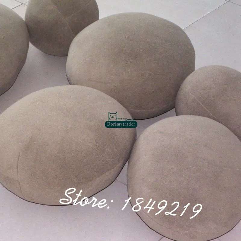 Sala de Estar Dorimytrader Faça Você Mesmo Cobblestone Natural Almofada 6 Pçs Lote Enorme Pelúcia Emulational Pedra Travesseiro Decoração Crianças Brinquedo Dy61088 14 High Quality Brinquedos e hobbies