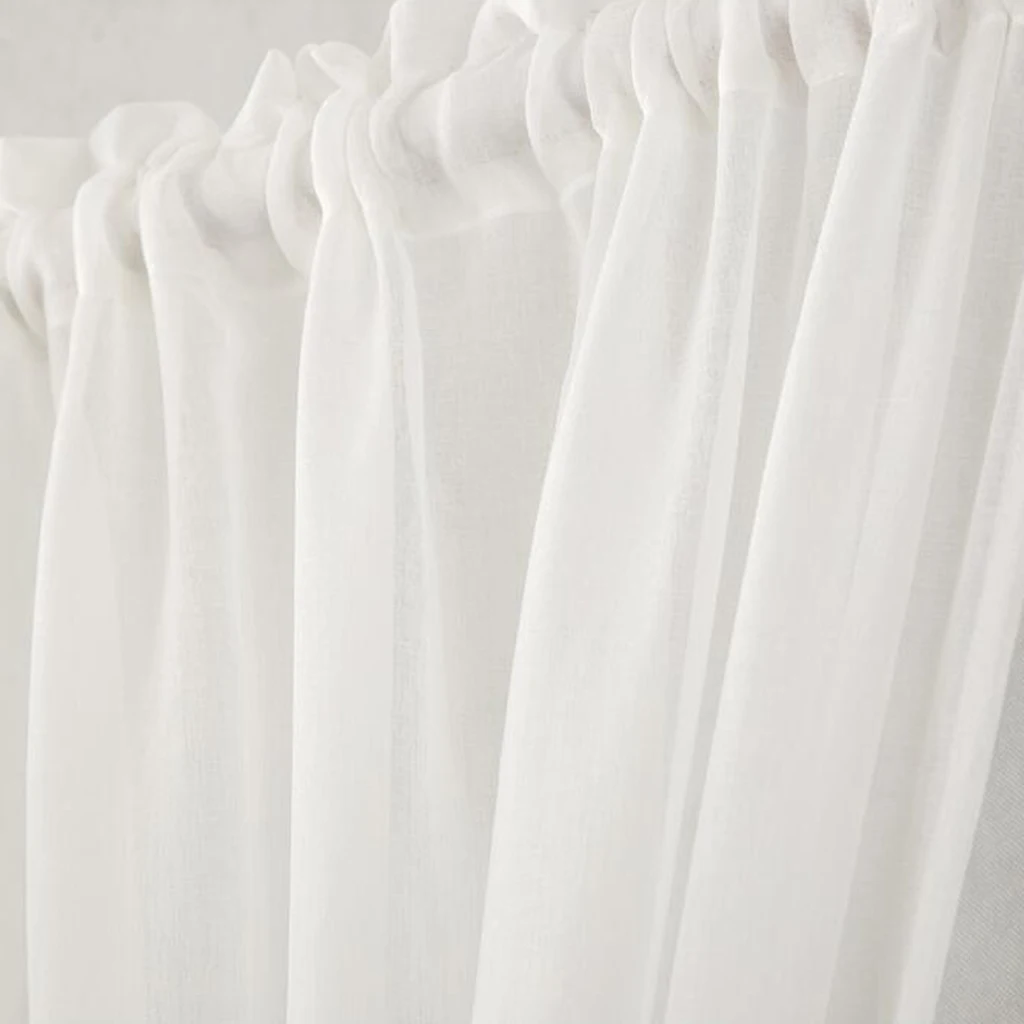 1 Piece Home French Door Curtains Blackout Patio Doors/Sliding Glass Door Curtain Panel Decor Cheap White 25x72''