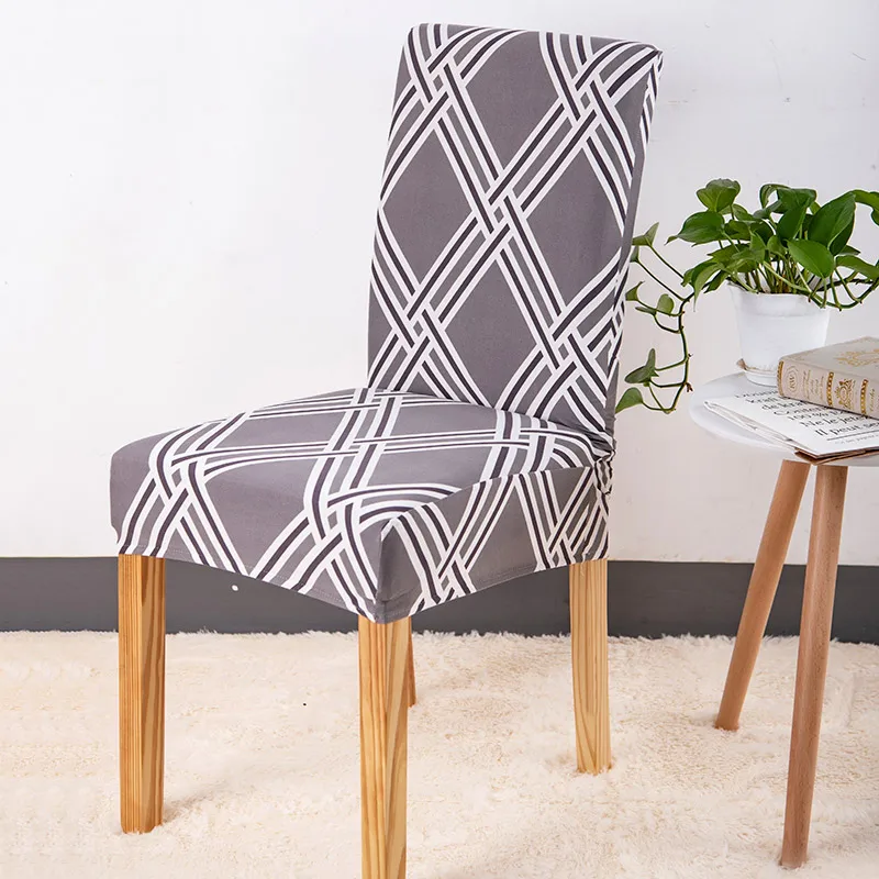 Цветочный принт, анти-грязные эластичные чехлы на стулья, Эластичный Защитный чехол для стула, для столовой, fundas de sillas elasticas - Цвет: color 23