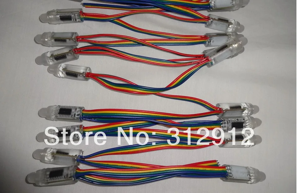 DC12V 12 мм DMX (DMX512AP) светодиодный пиксельный узел IP68 Номинальный DMX512 одноканальный