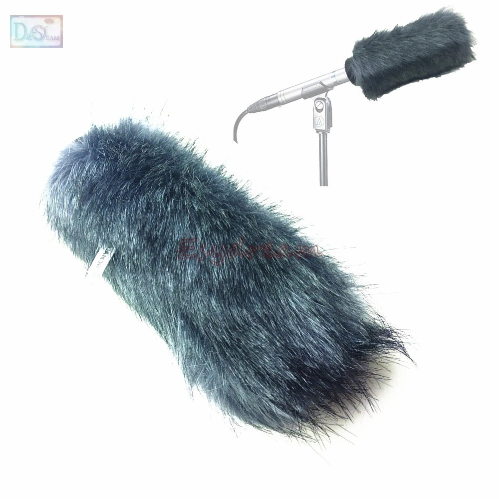 

Professional Outdoor Furry Cover Windscreen Windshield Muff for Audio Technica AT879 AT 879 Microphone Deadcat Wind Shield