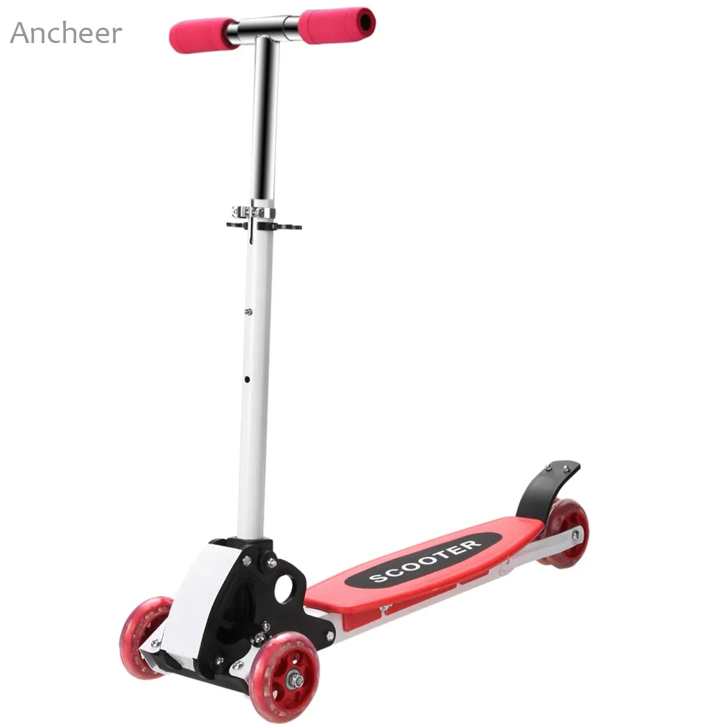 ANCHEER Новые детские 3 колеса ножной скутер игрушки для упражнений самокат для детей для маленьких мальчиков и девочек роликовые скейтборд доской толкания Patinete