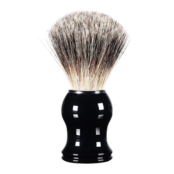 

Pure Badger Hair Shaving Brush with Metal Resin Handle Hand-crafted Shaving Brush for Shave Barber Men's Care Tool