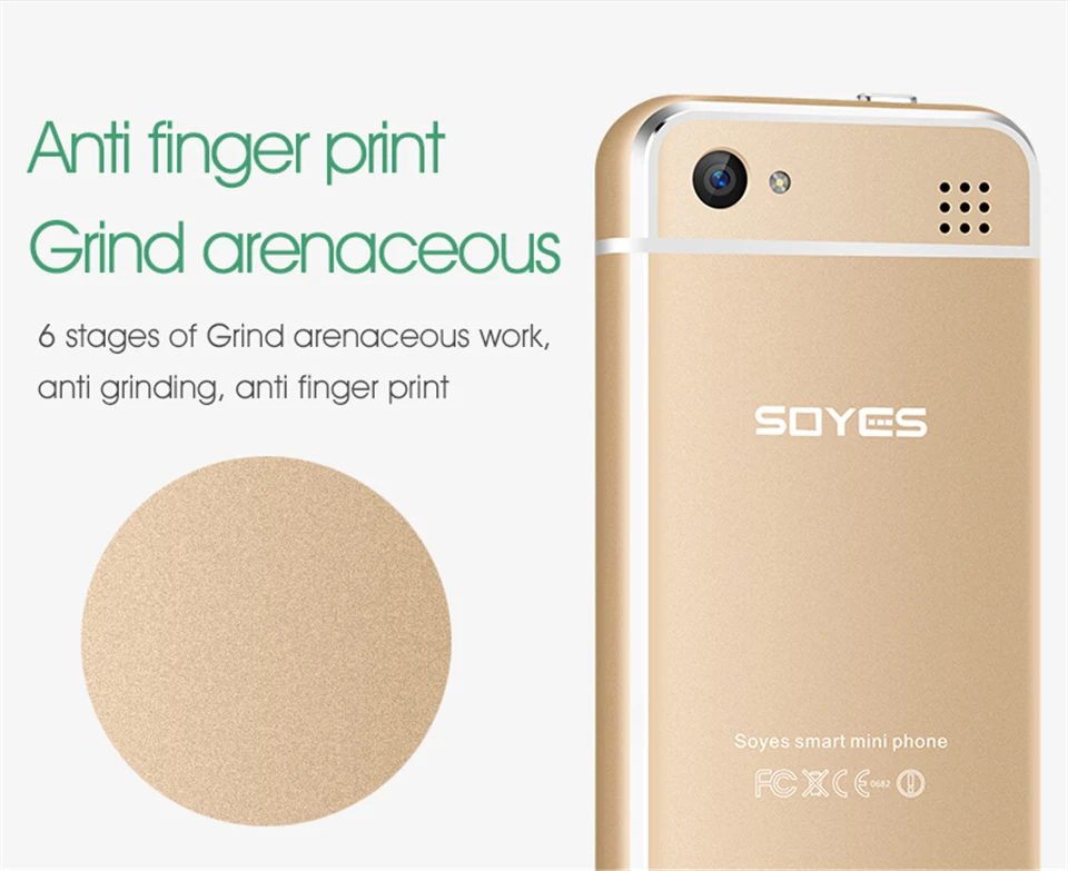 SOYES 6S мини Android смартфон 2," с высоким разрешением двухъядерный 1 ГБ 8 ГБ MTK6571 2.0MP Dual SIM детский ПК 7S XS S9X