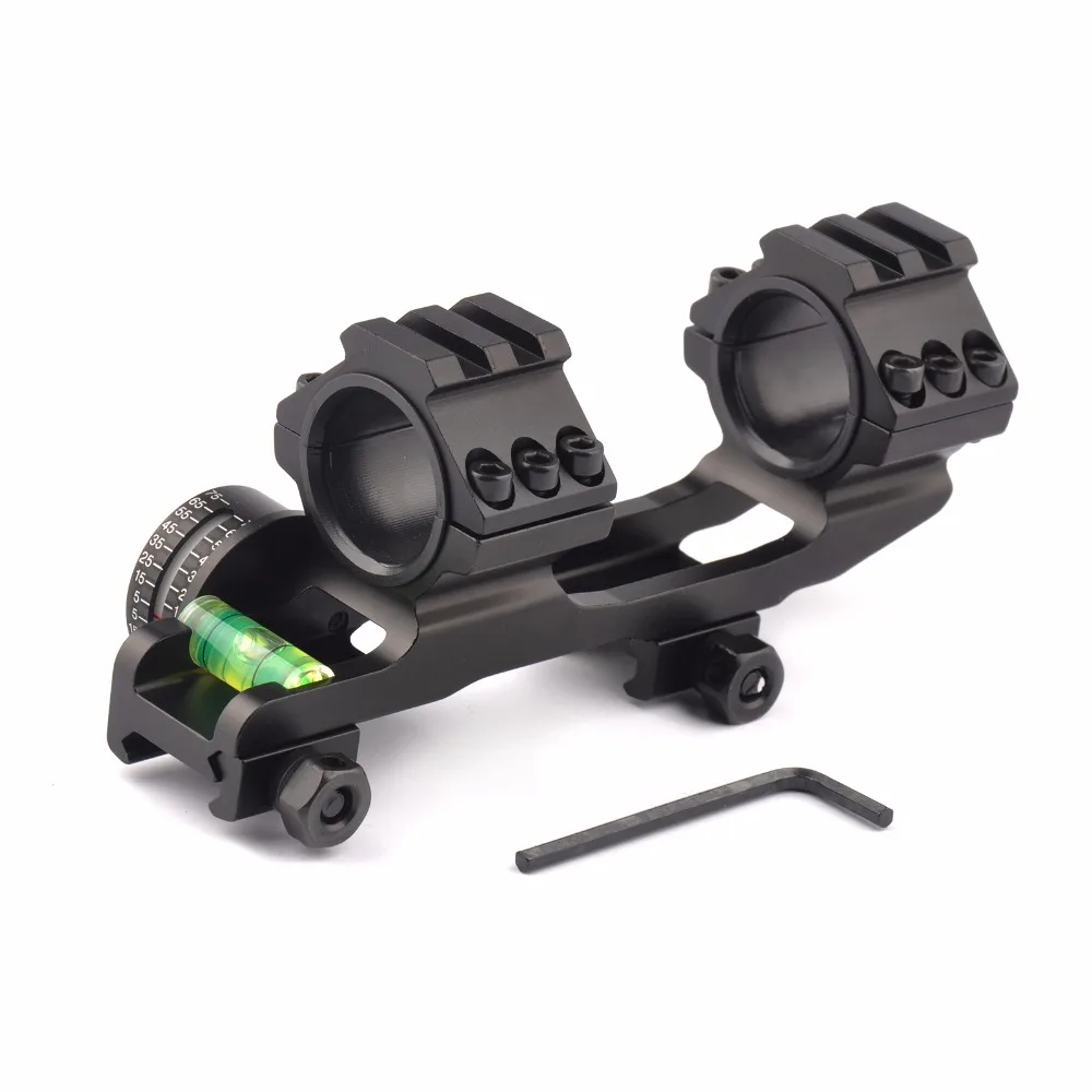 

25.4/30mm Scope Ring Base Mount with Angle Indicator and Spirit Buttle Level for Hunting Accessories