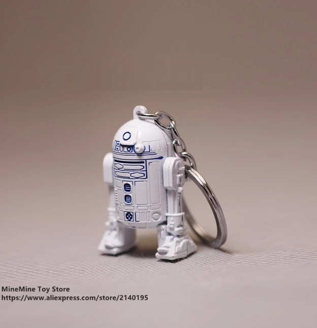 DISNEY Звездные войны R2 D2 Робот 5 см фигурку модель осанки коллекция украшений аниме