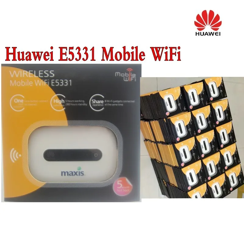 Оригинальные разблокировать HSPA + 21,6 Мбит/с HUAWEI E5331 низкая цена карман Wi-Fi 3g Беспроводной маршрутизатор с Сим слот для карт