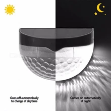 LED Solar Garden Light Garden Waterproof LED Solar stair Lamp Outdoor Solar Yard Garden Lawn Wall Lighting hooree new solar light 15led super bright energia solar garden light outdoor lighting waterproof ip65 lawn wall led solar lamps