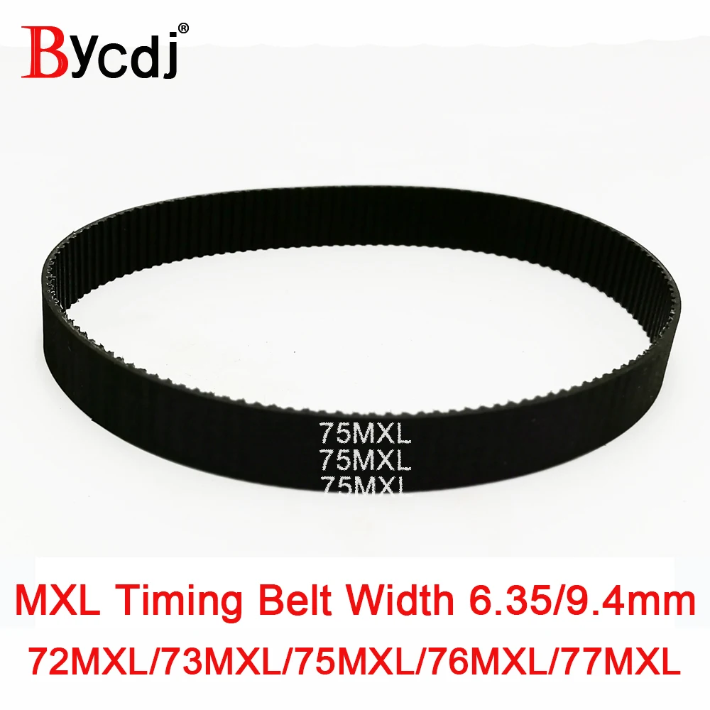 Синхронный ремень синхронизации Bycdj MXL B90 B92 B94 B95 B97MXLTeeth ширина 6 4/9 4 мм 2 032 шаг 72MXL 73MXL