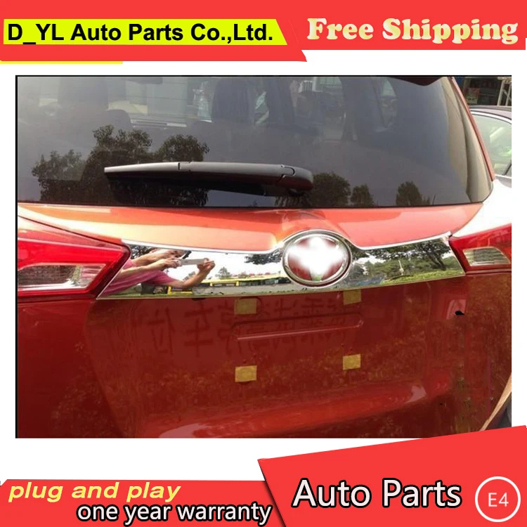Chrome Rear Trunk Lid Cover trim For 2013 2014 Toyota RAV4 high quality