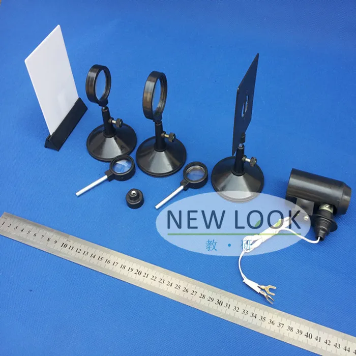 Optical group with a convex lens light screen light source lens imaging