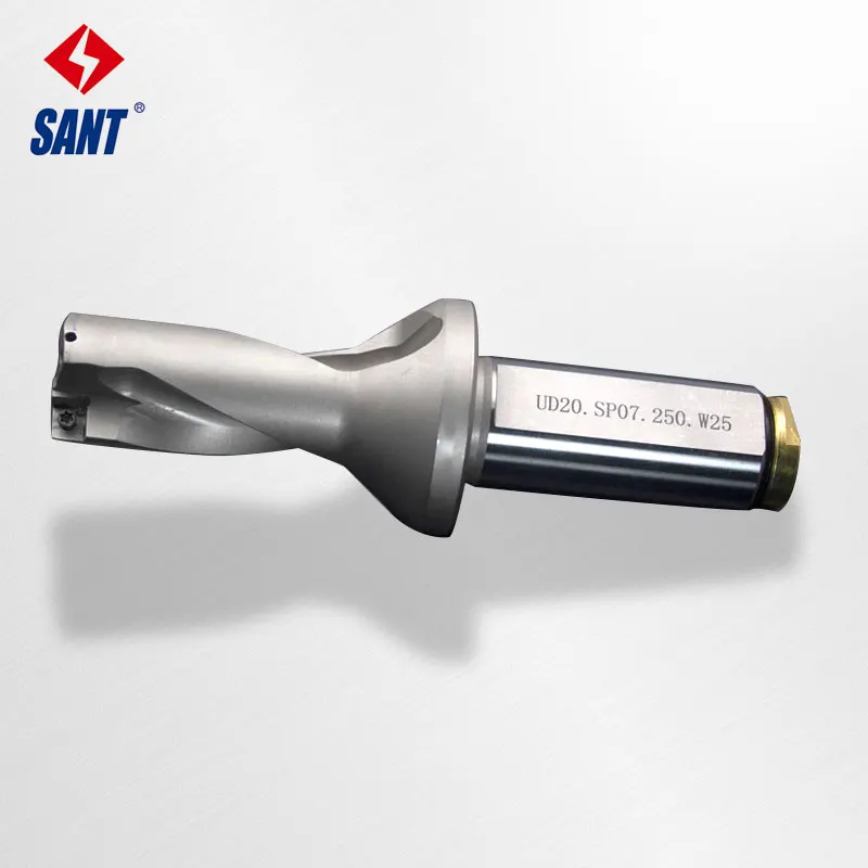 Двойные спиральные отверстия для внутреннего охлаждения 2 L/D U дрель UD20.SP07.250.W25/ZTD02