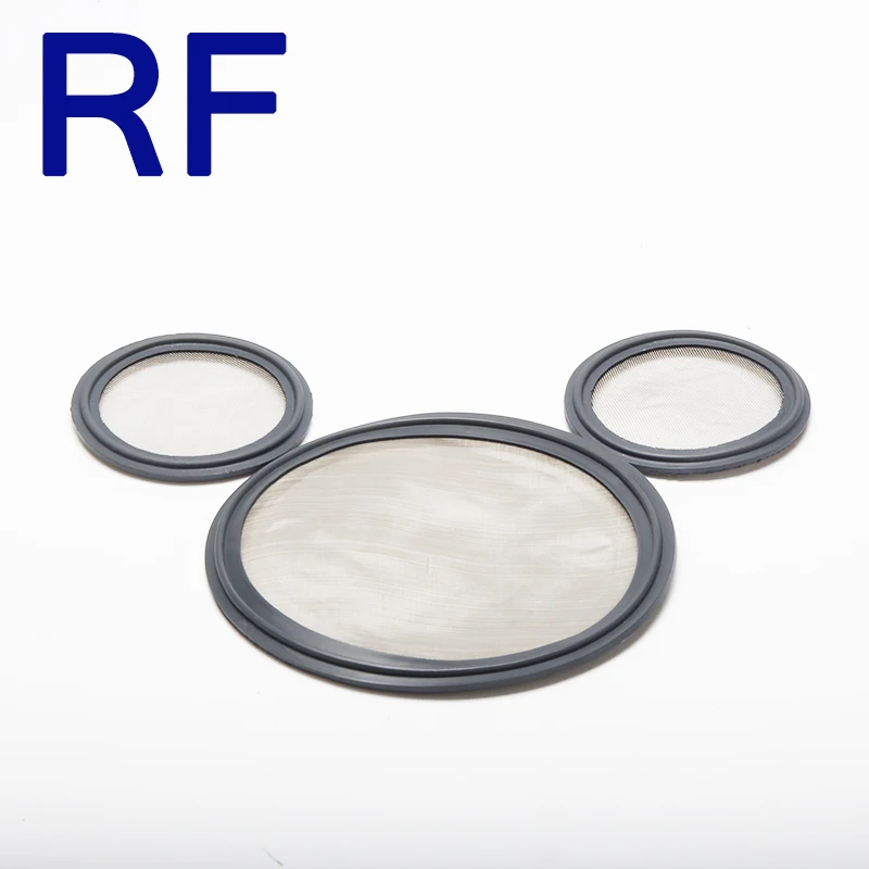 РЧ 3 &quot40 60 80 микрон FPM Viton уплотнительная лента фильтр для трех зажимов санитарные