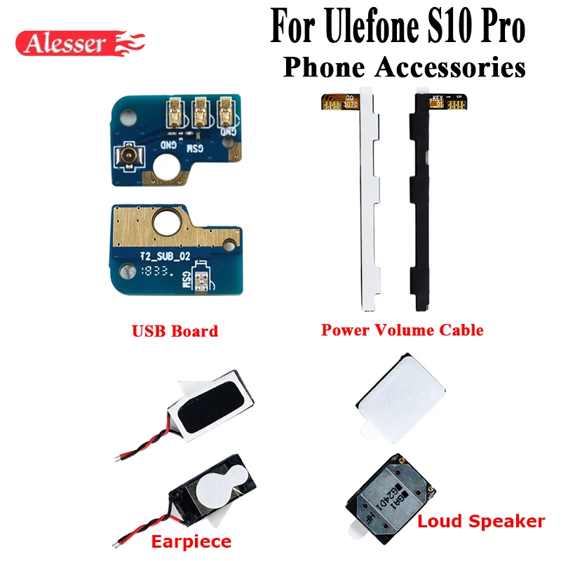Alesser для Ulefone S10 Pro маленькая плата динамик в сборе фиксирующая Замена Кабель