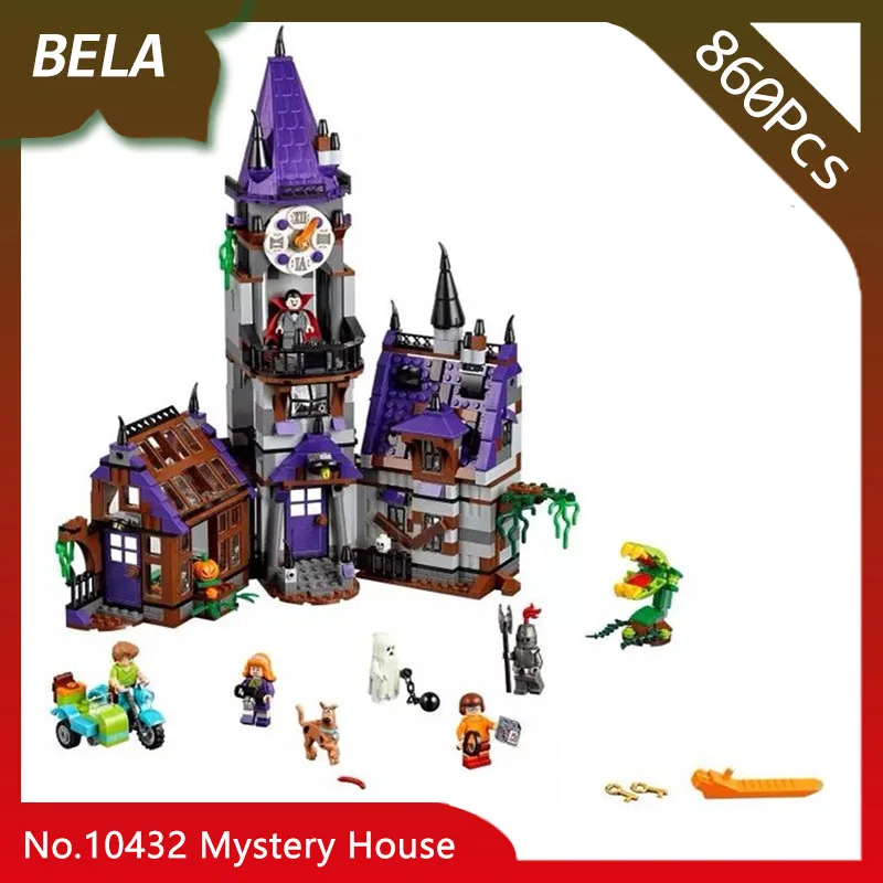 

Bela 10432 860pcs Scooby Doo Series Mystery House Model Building Blocks Bricks Kids Compatible with Legoings